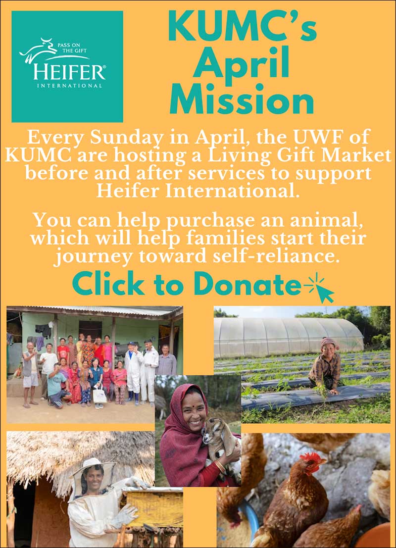 April Mission Heifer International