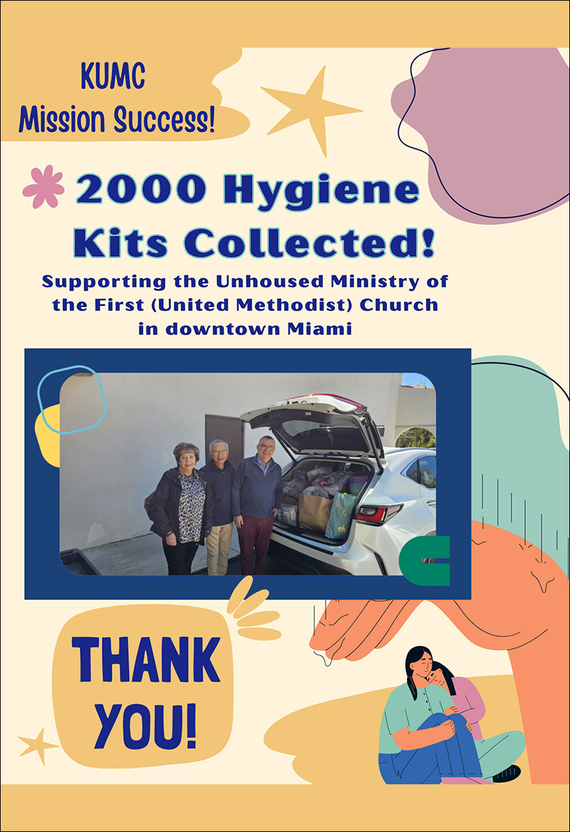 Missions Success - 2000 Hygene Kits Collected