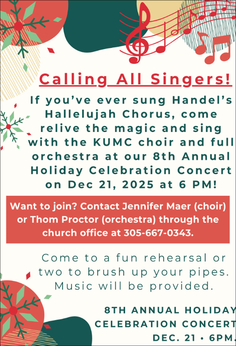 Calling All Singers Holiday Celebration Concert