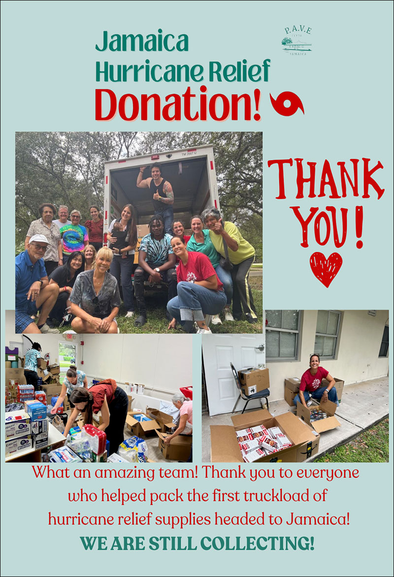 Jamaica Hurricane Relief - Still Collecting