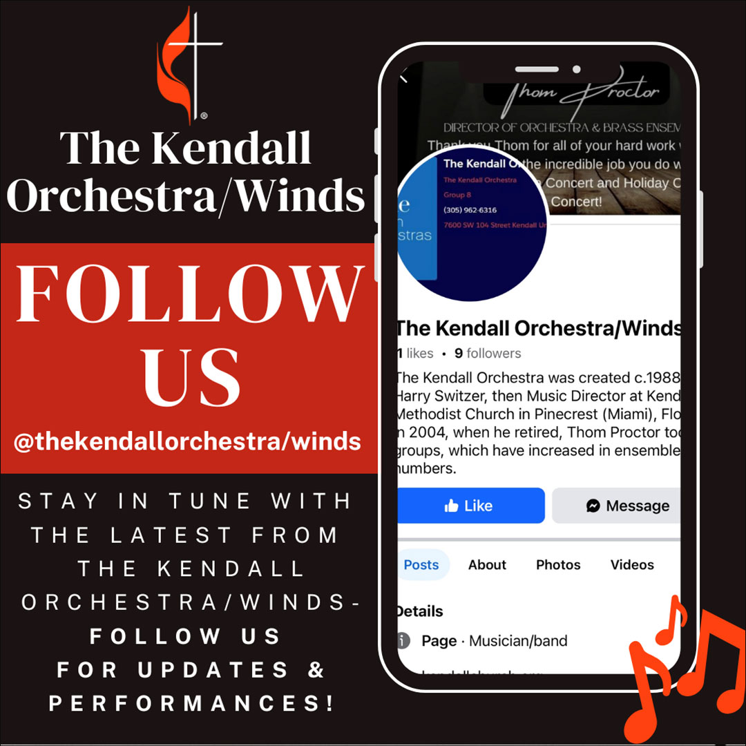 Follow Us Kendall Orchestra Winds