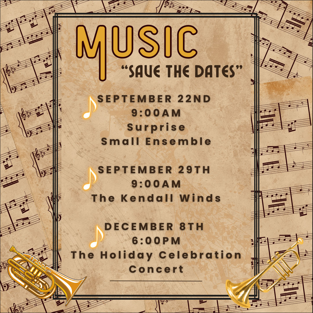 Save the Date Music Events