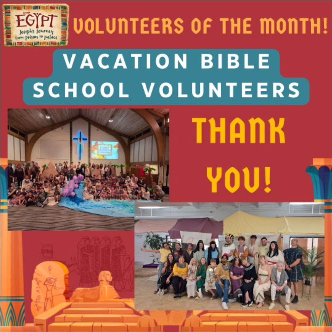 Thank you VBS Volunteers