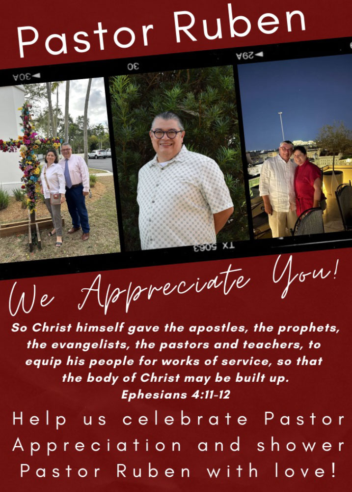 Pastor Ruben Appreciation