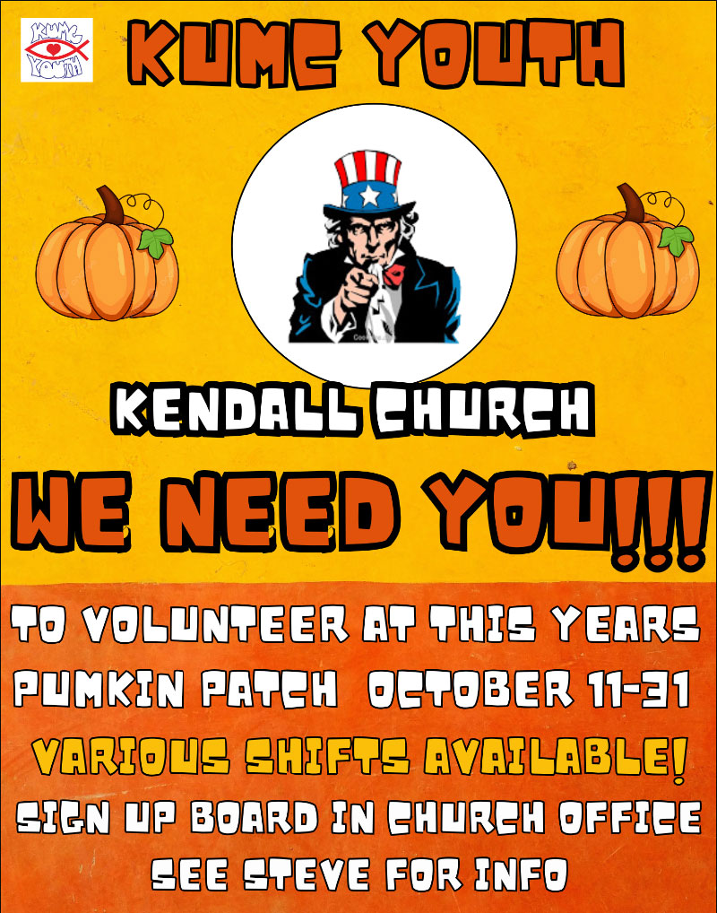 Volunteer for the Pumpkin Patch